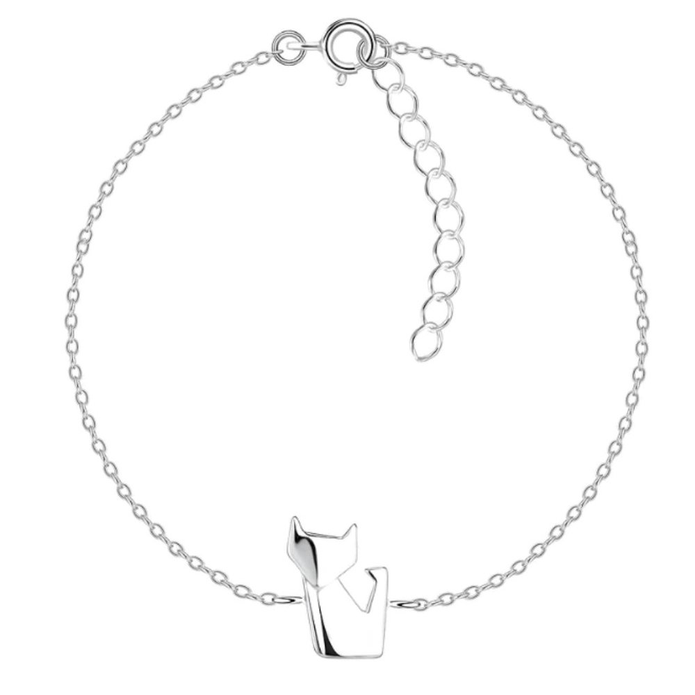 Sterling Silver Fox Bracelet